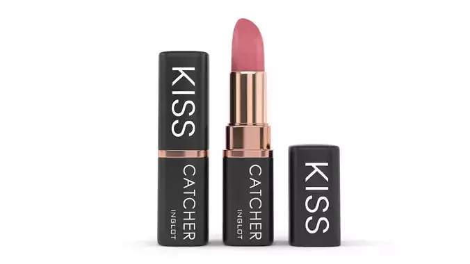 Lipstick cacher - rose gold 3D model