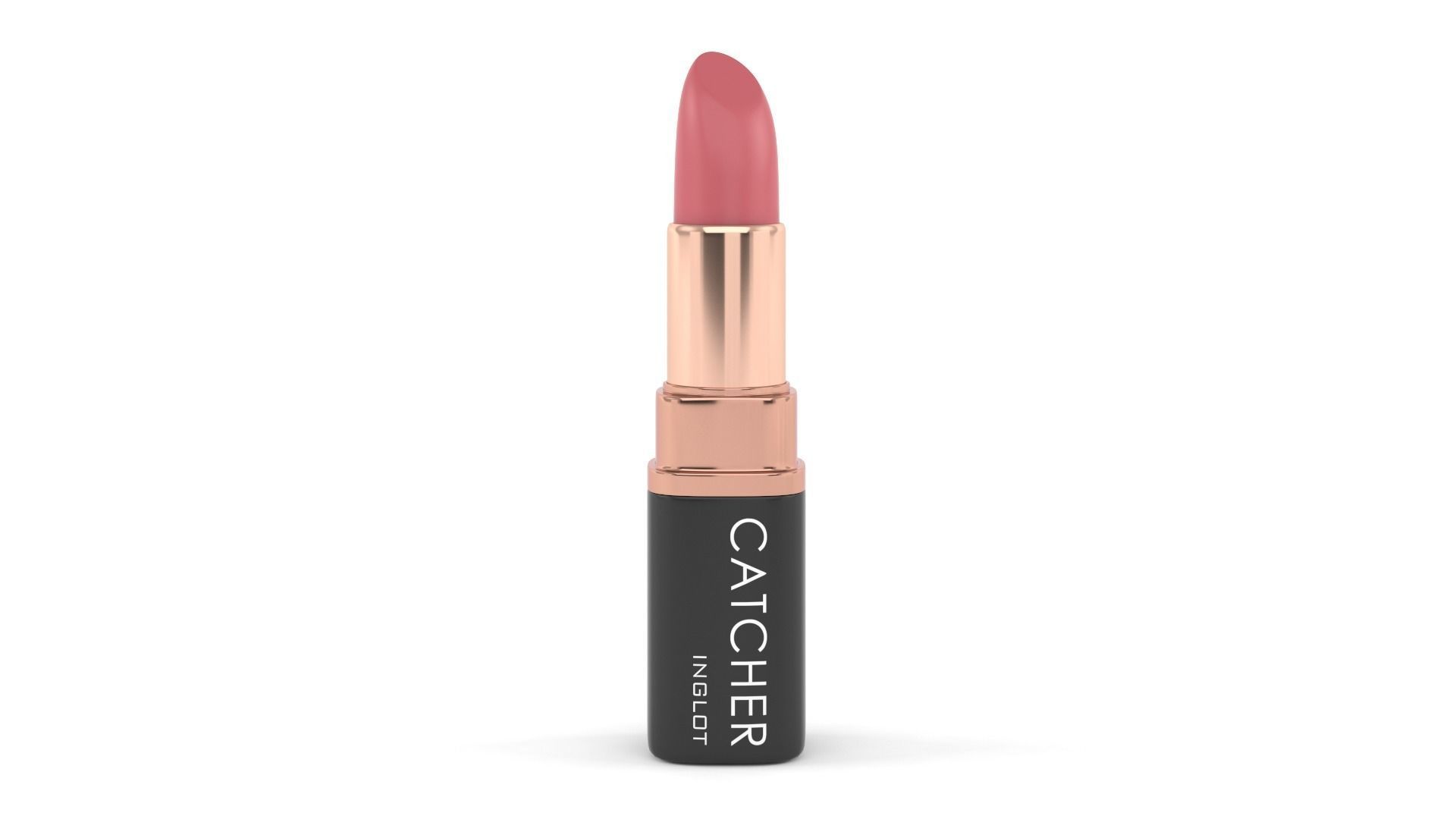 Lipstick cacher - rose gold 3D model_1