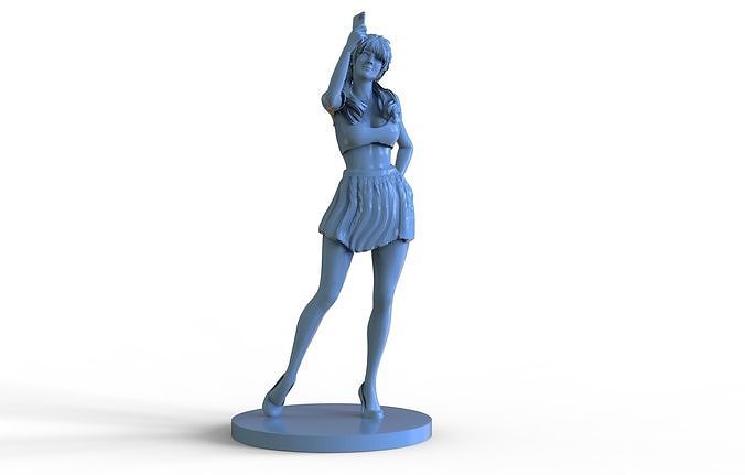 Take Selfie Girl 3D print model