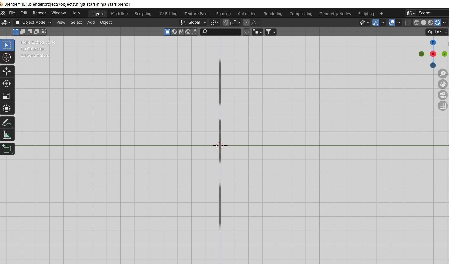 12 different shapes of ninja stars Shuriken Low-poly 3D model_4
