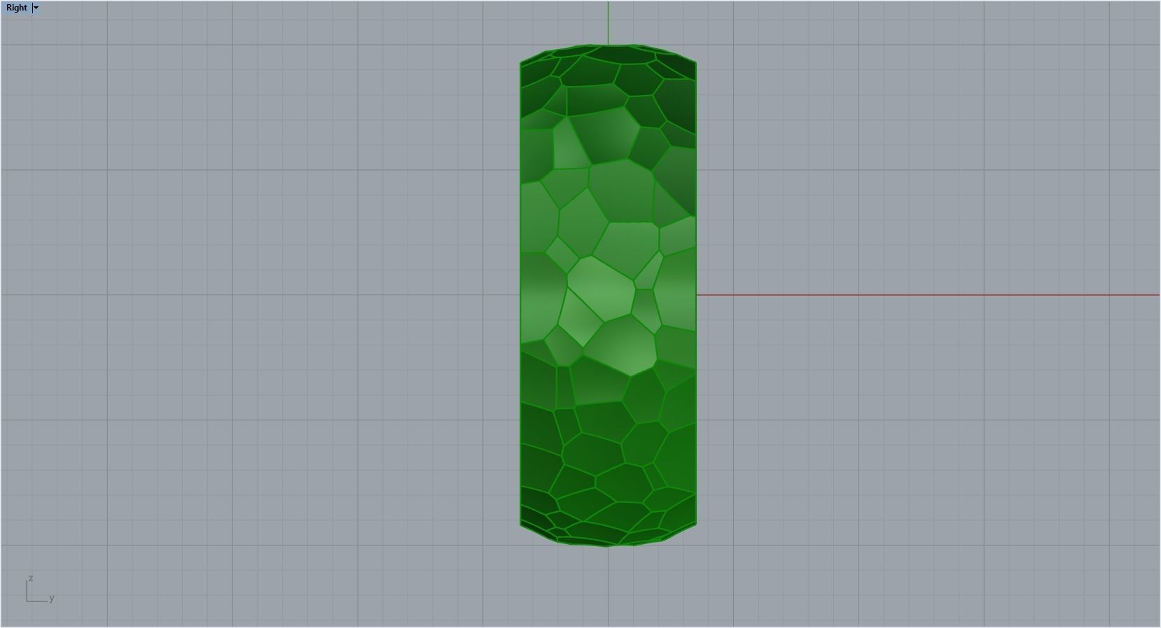 ring with Voronoi ornament 3D print model_14