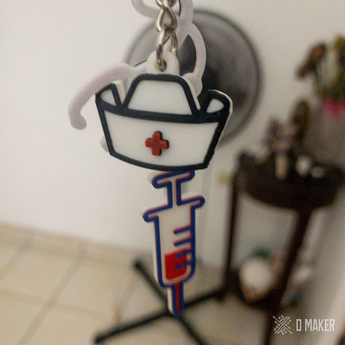 Nursery Key chain 3D print model