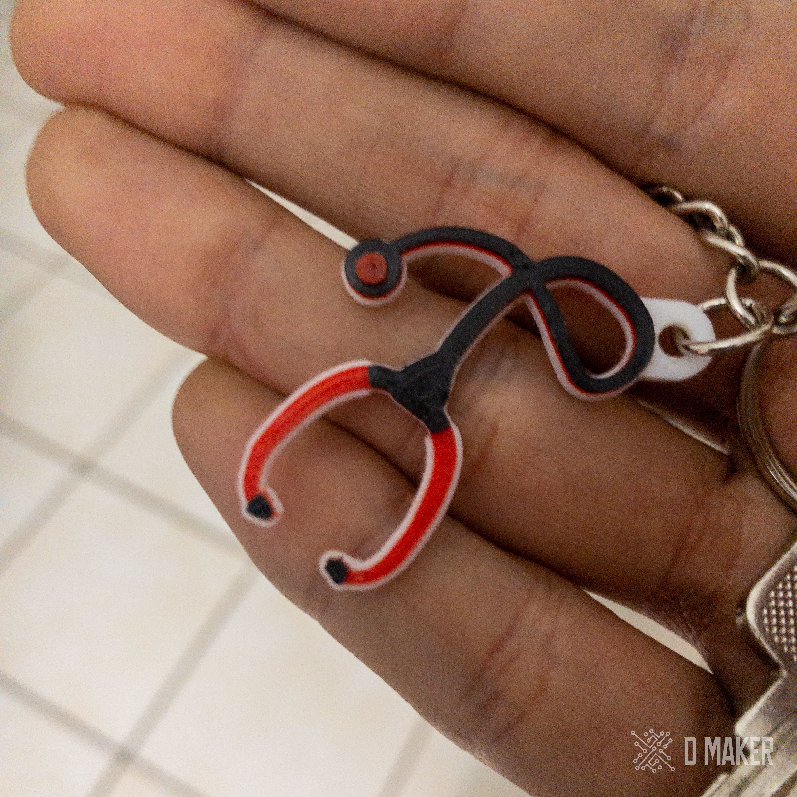 Nursery Key chain 3D print model_3