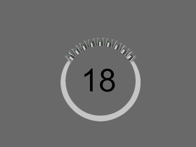 9 stone ring stl verified 3D print model_11