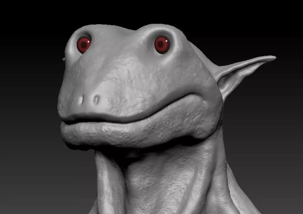 frog face Free 3D print model