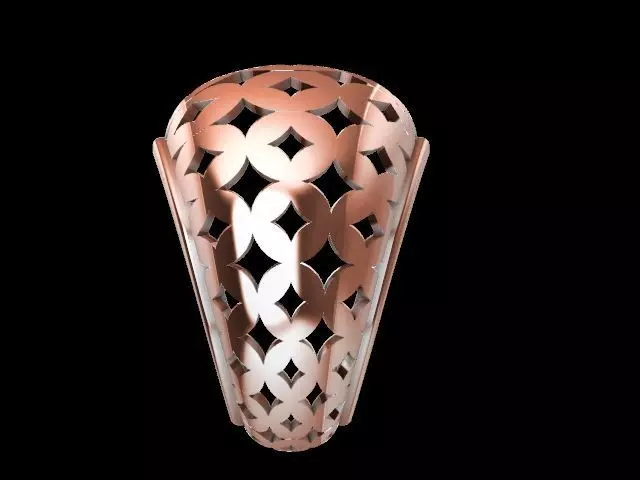 7 Modern jali tile ring  stl verified 3D print model_0