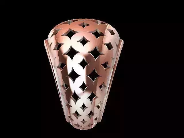 7 Modern jali tile ring  stl verified