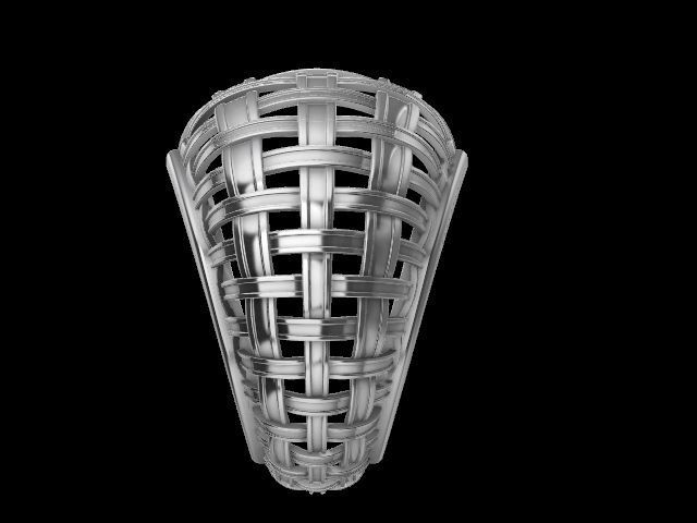 6 Modern jali tile ring  stl verified 3D print model_2