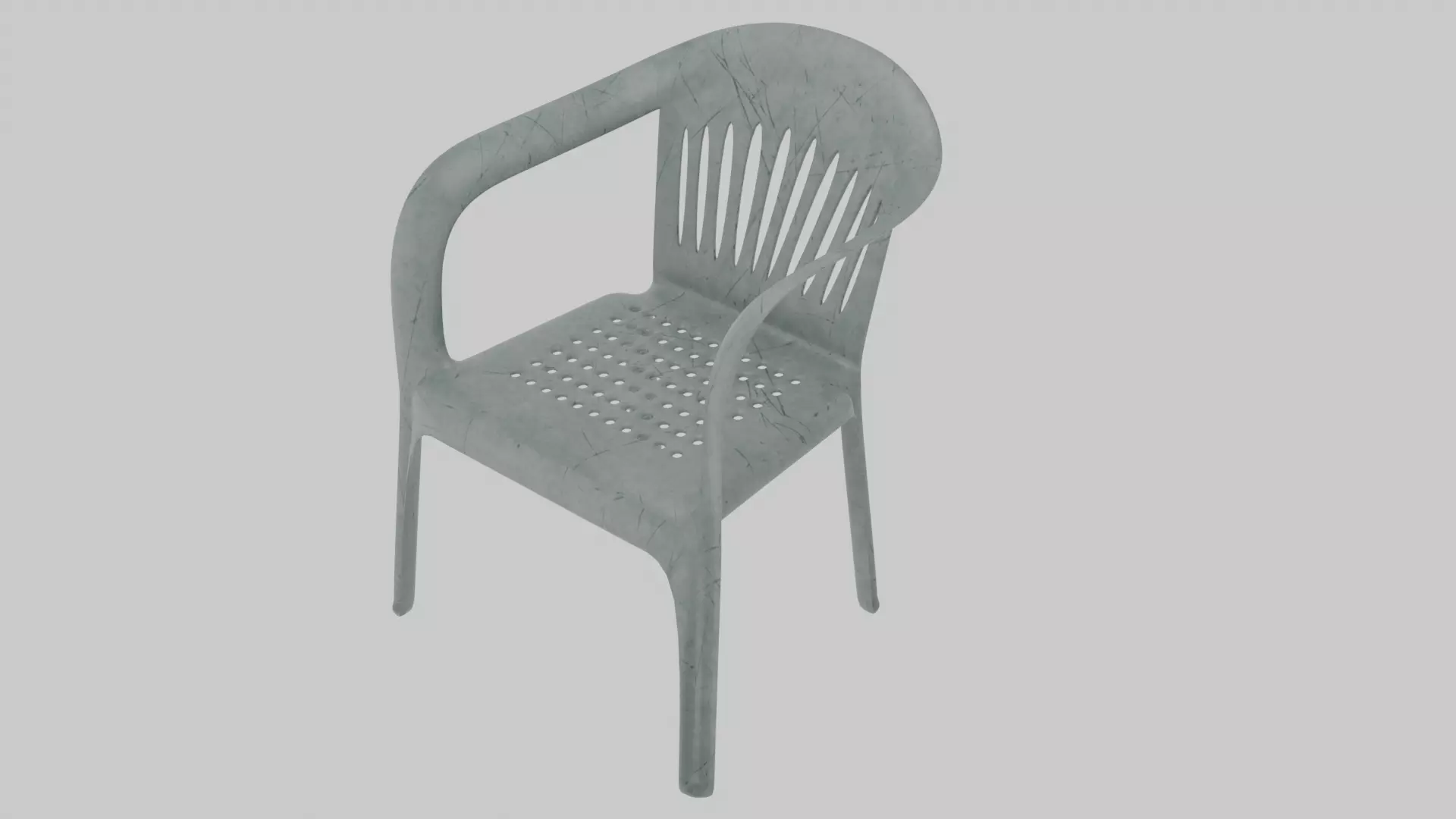 Plastic chair 3D model