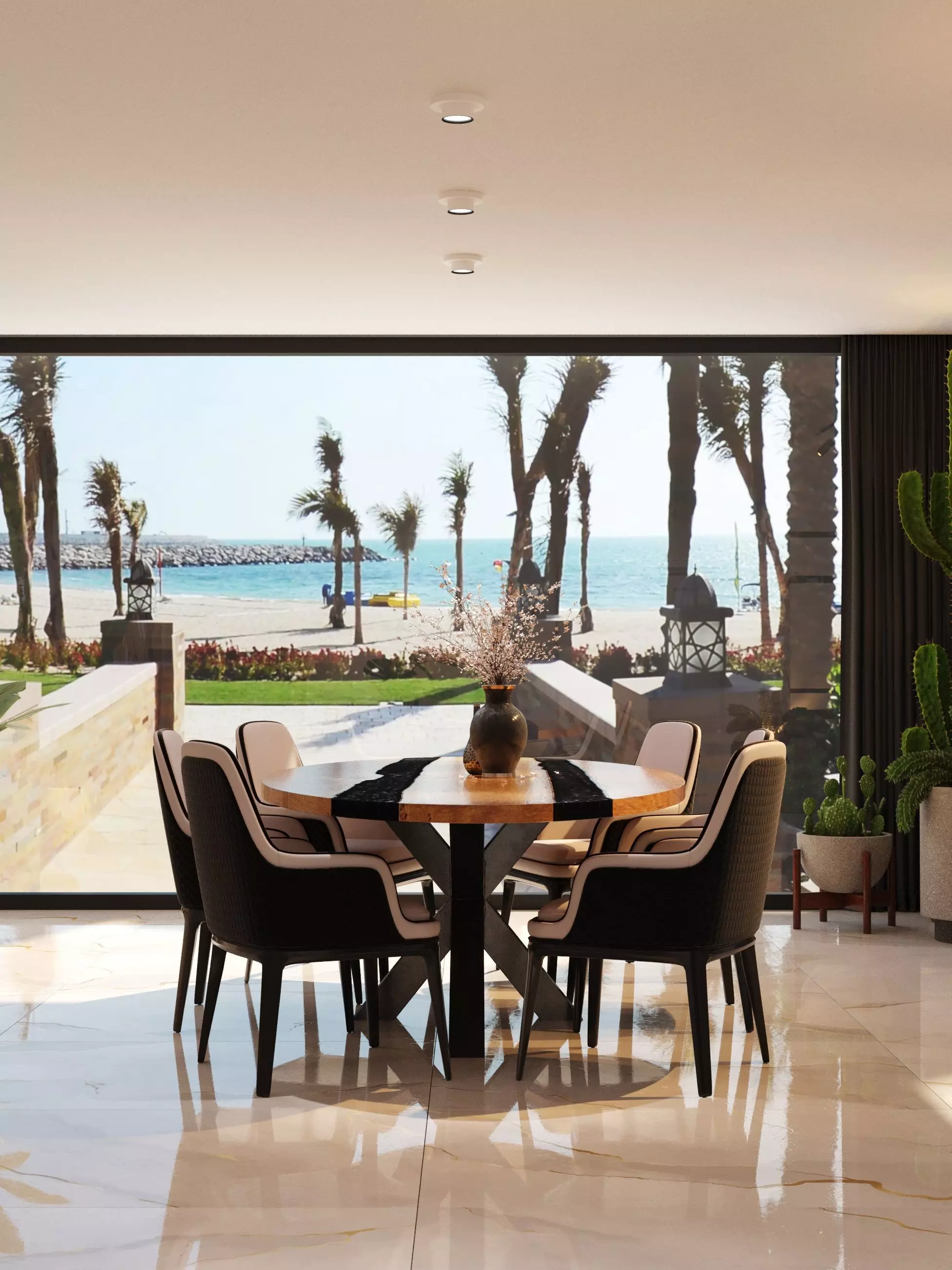 Dubai House Living Room 3D model
