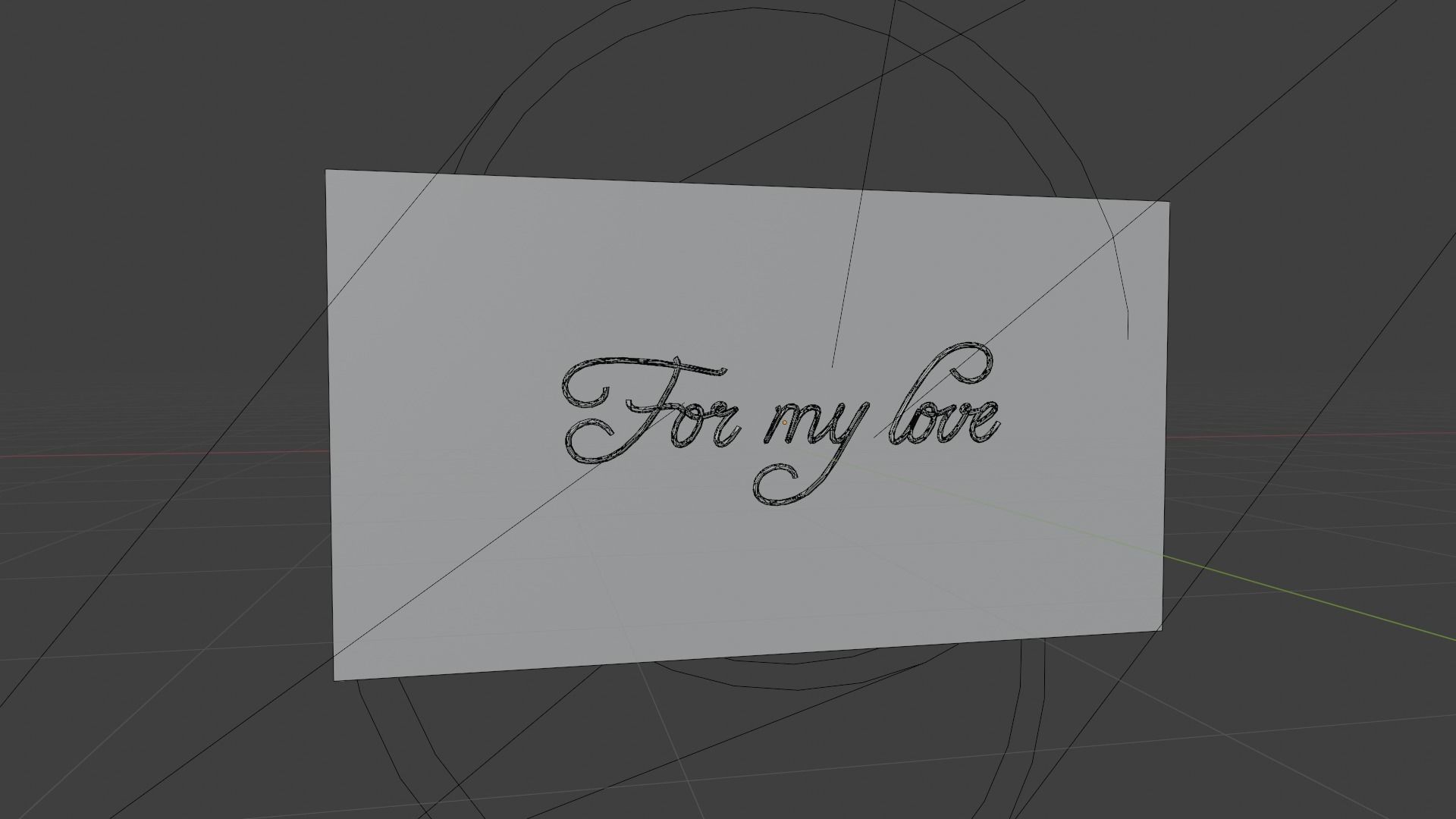 Neon light Low-poly 3D model_2