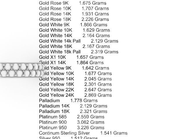 2 row infinity diamond ring stl verified 3D print model_4