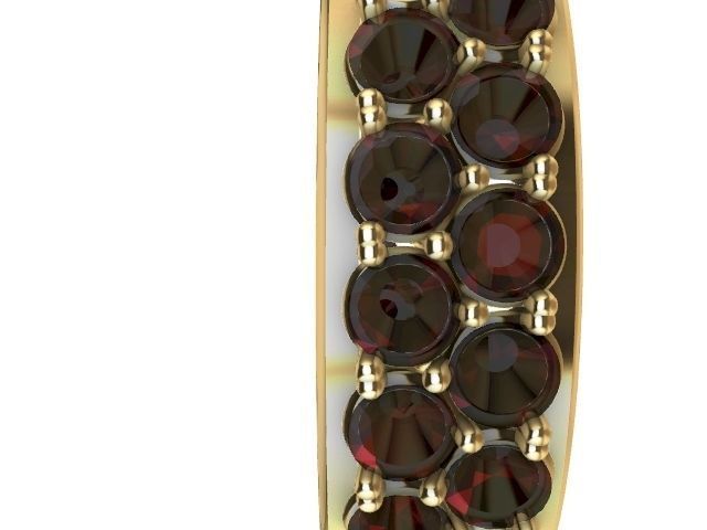 2 row infinity diamond ring stl verified 3D print model_10