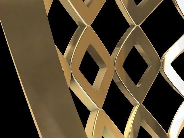 2 Modern jali tile ring stl verified 3D print model_8