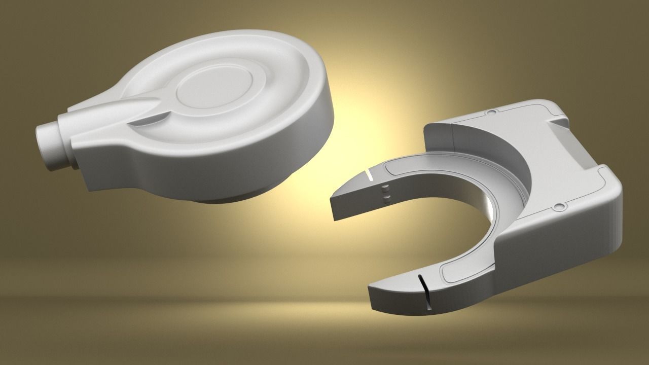 Airsoft AVON Protection mount Hollow body   3D print model_12