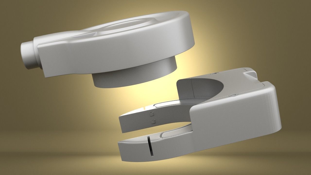 Airsoft AVON Protection mount Hollow body   3D print model_5