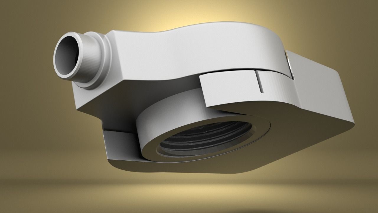 Airsoft AVON Protection mount Hollow body   3D print model_11