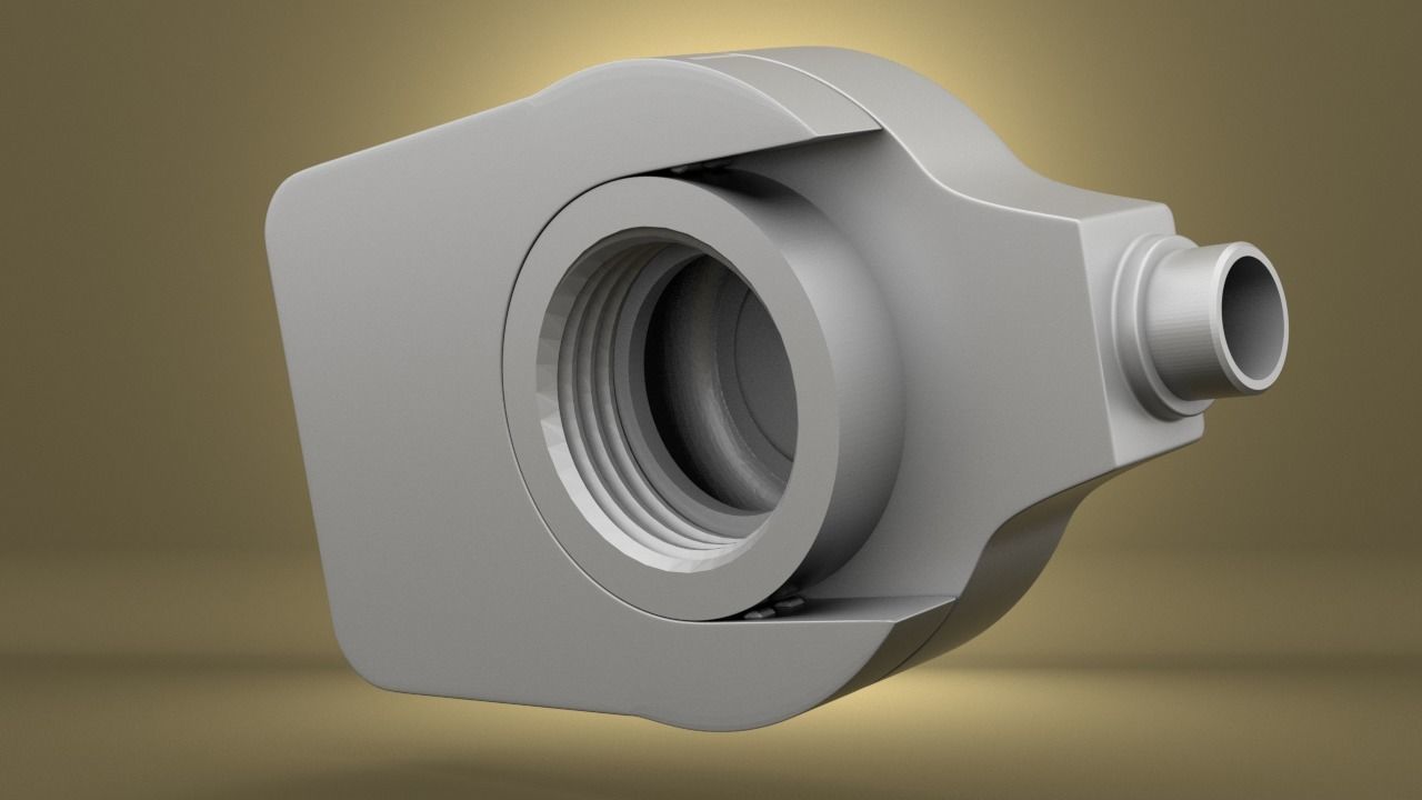 Airsoft AVON Protection mount Hollow body   3D print model_14