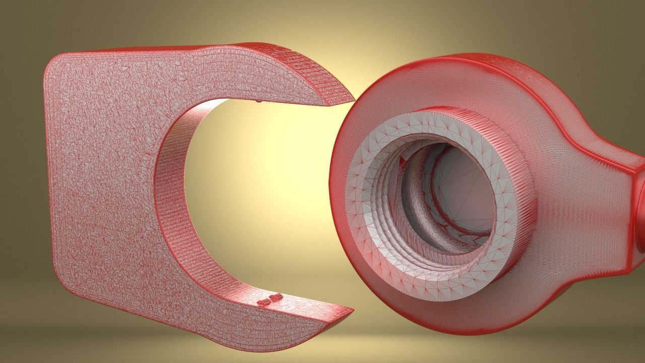 Airsoft AVON Protection mount Hollow body   3D print model_7