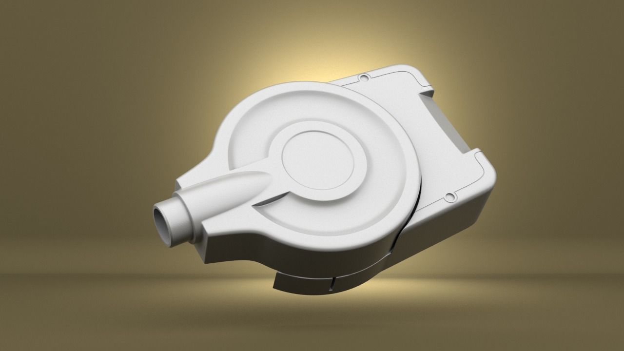 Airsoft AVON Protection mount Hollow body   3D print model_21