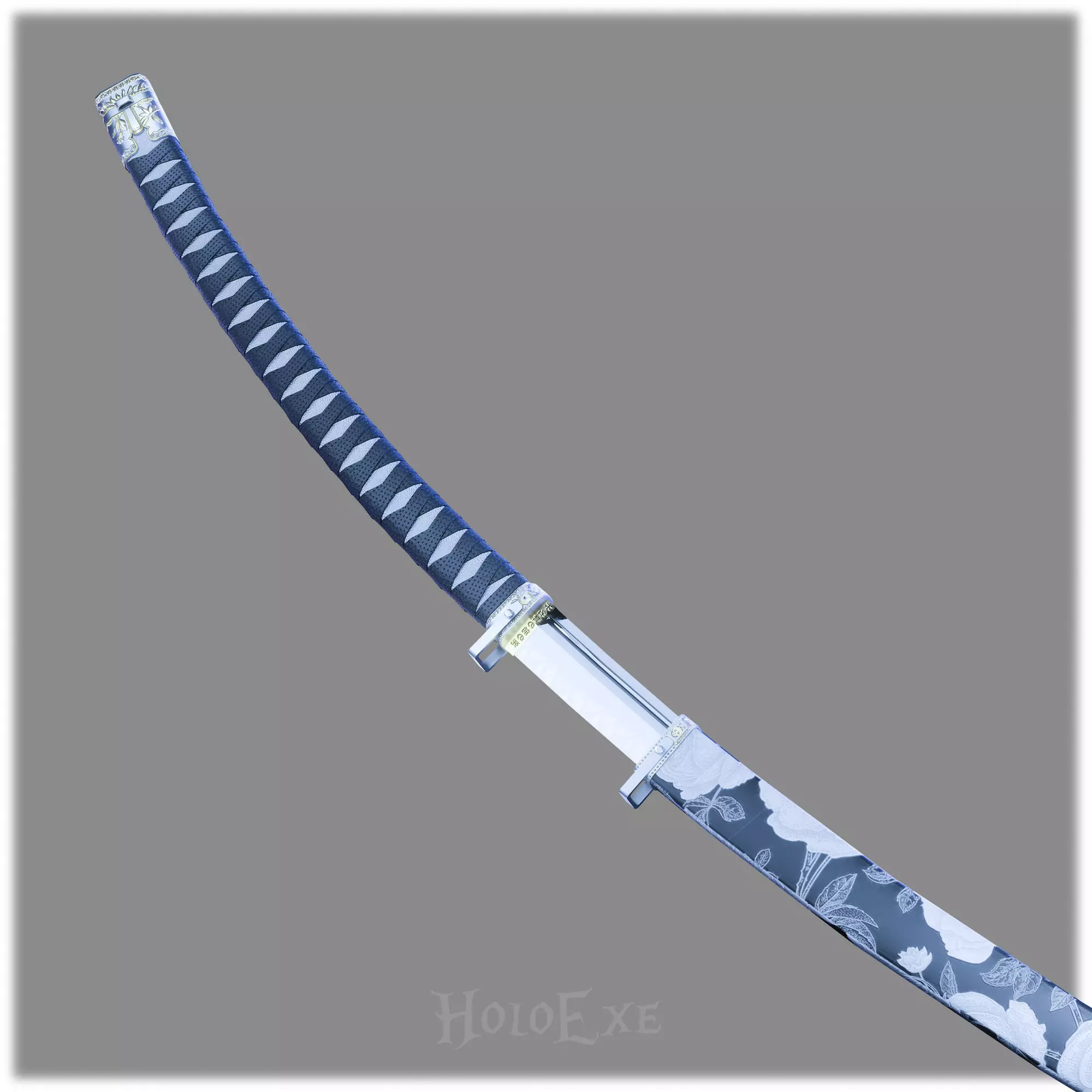 Suru Nodachi Low-poly 3D model_0