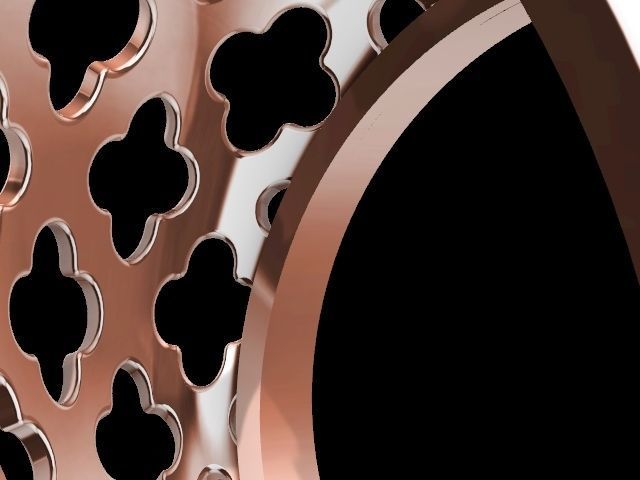 1 Modern jali tile ring  stl verified 3D print model_9