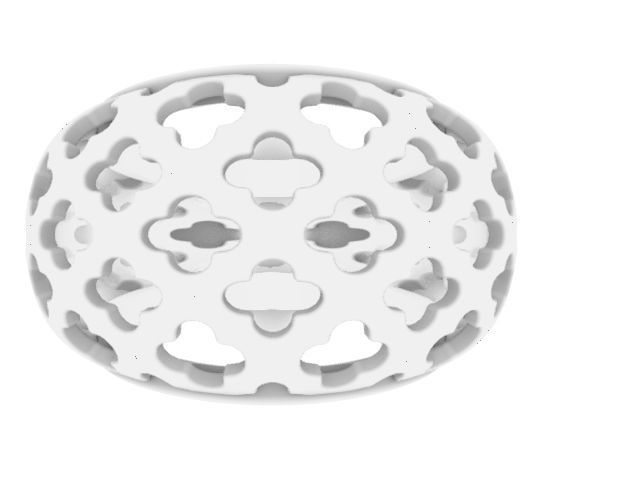 1 Modern jali tile ring  stl verified 3D print model_4