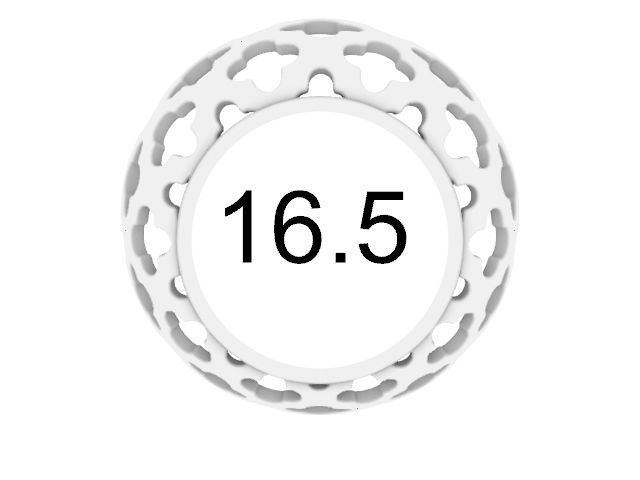 1 Modern jali tile ring  stl verified 3D print model_2