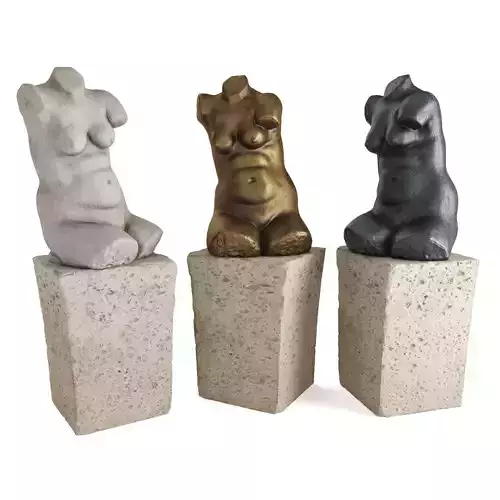 Female torso pedestal