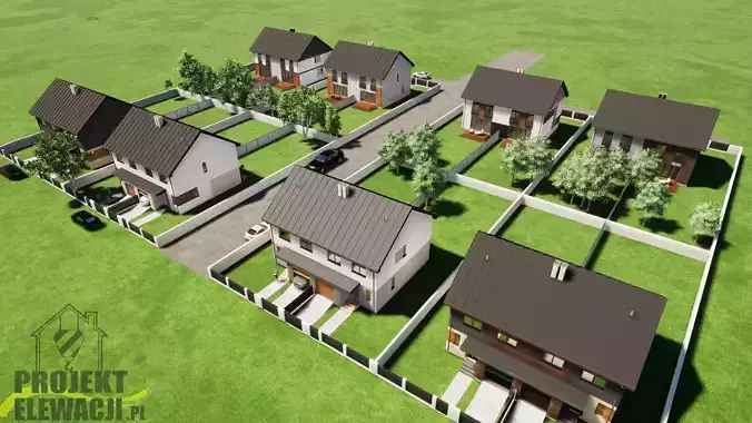 double family house with gable roof  ALL INCOME FOR UKRAINE