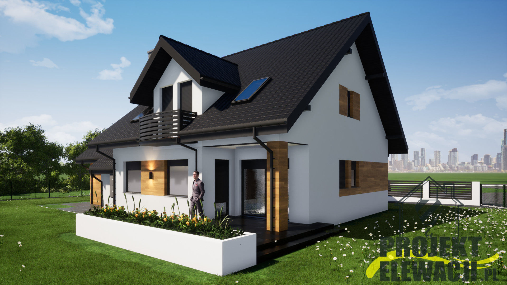 one family house model 3D model_10