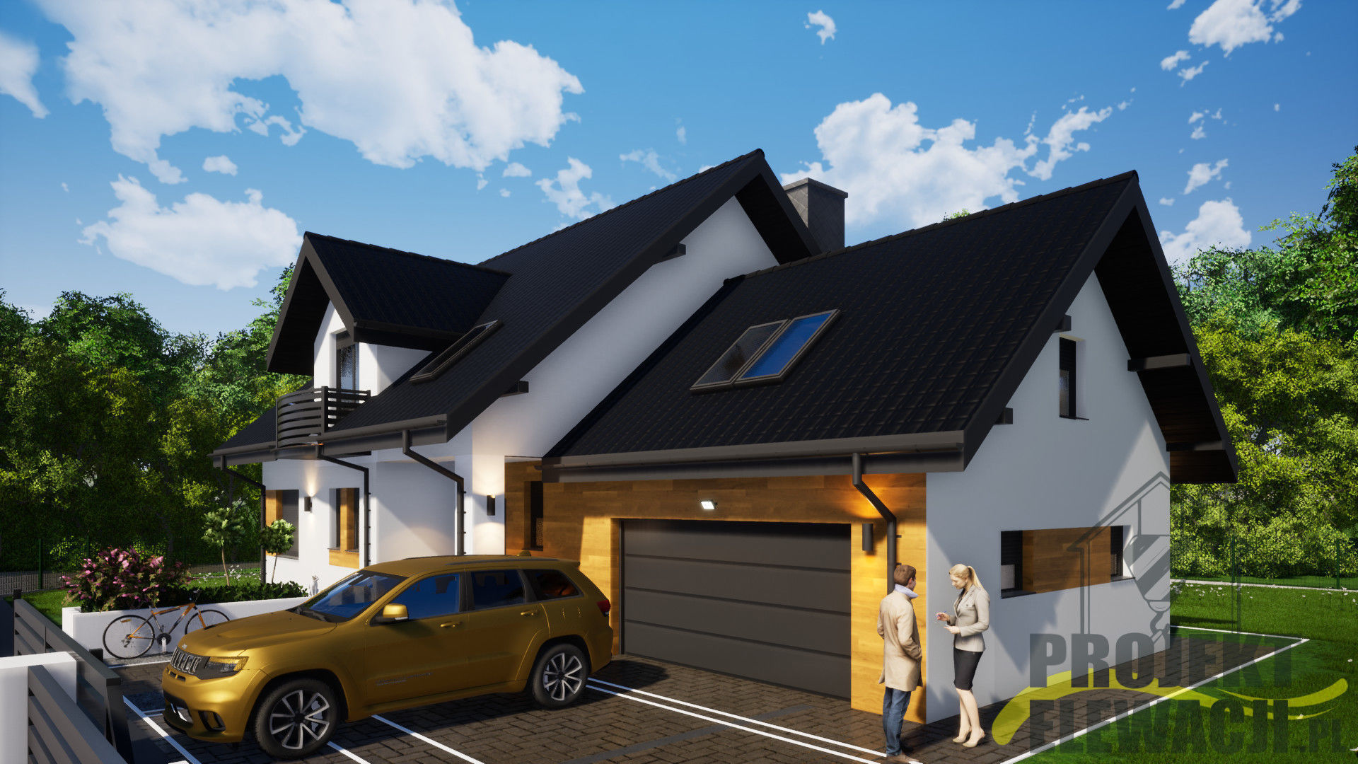 one family house model 3D model_8