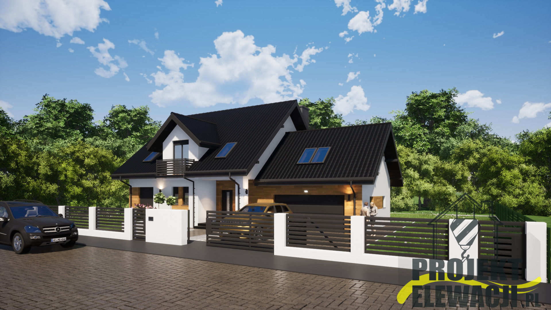 one family house model 3D model_11