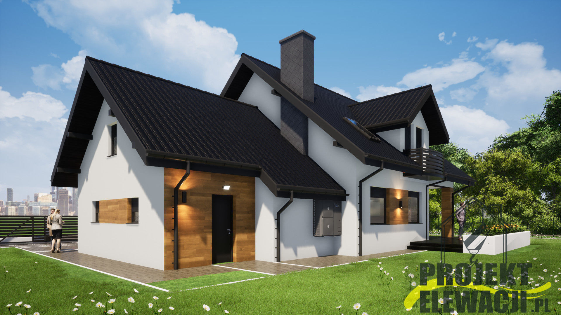 one family house model 3D model_9