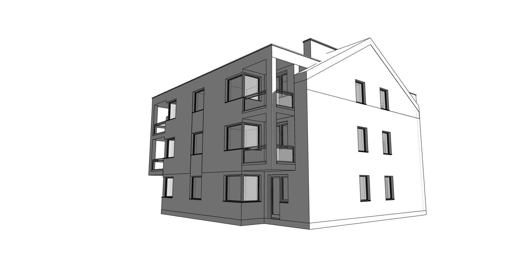 block of flats 3D model_4