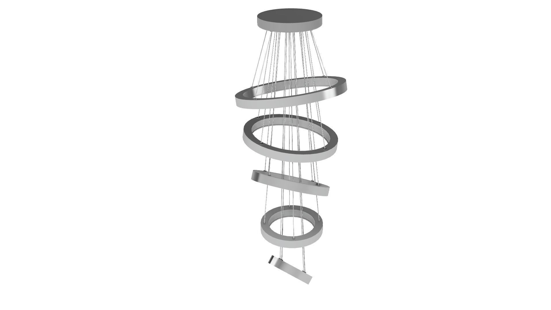 Lamp Chandelier  3D model_2
