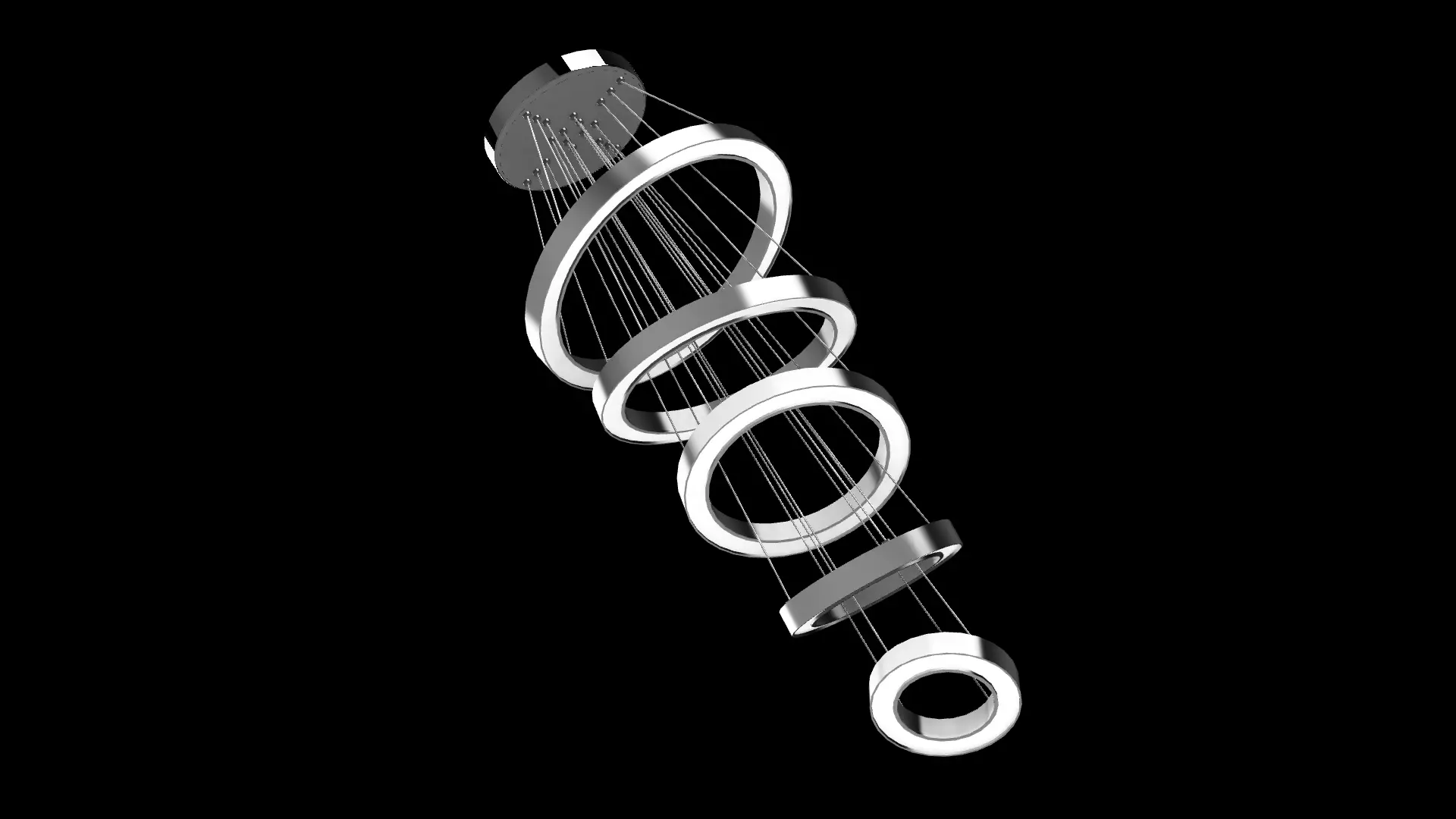 Lamp Chandelier  3D model_0