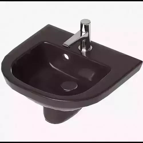 Basin Tap brown ceramic