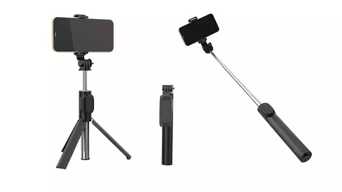 Selfie Stick 3D model