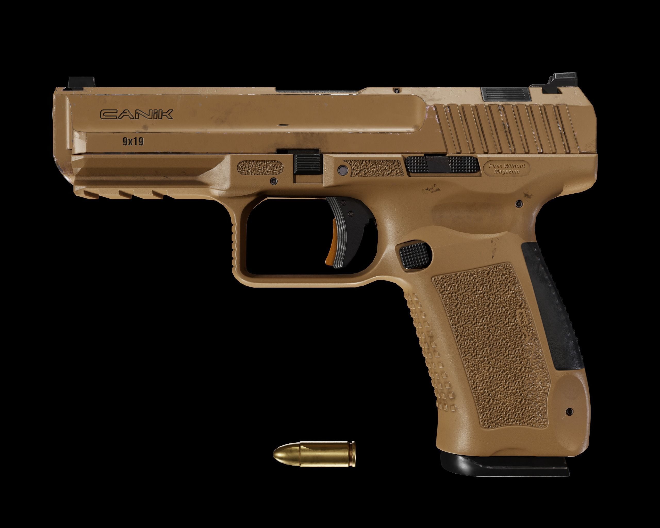 Canik TP9SF Low-poly 3D model_1