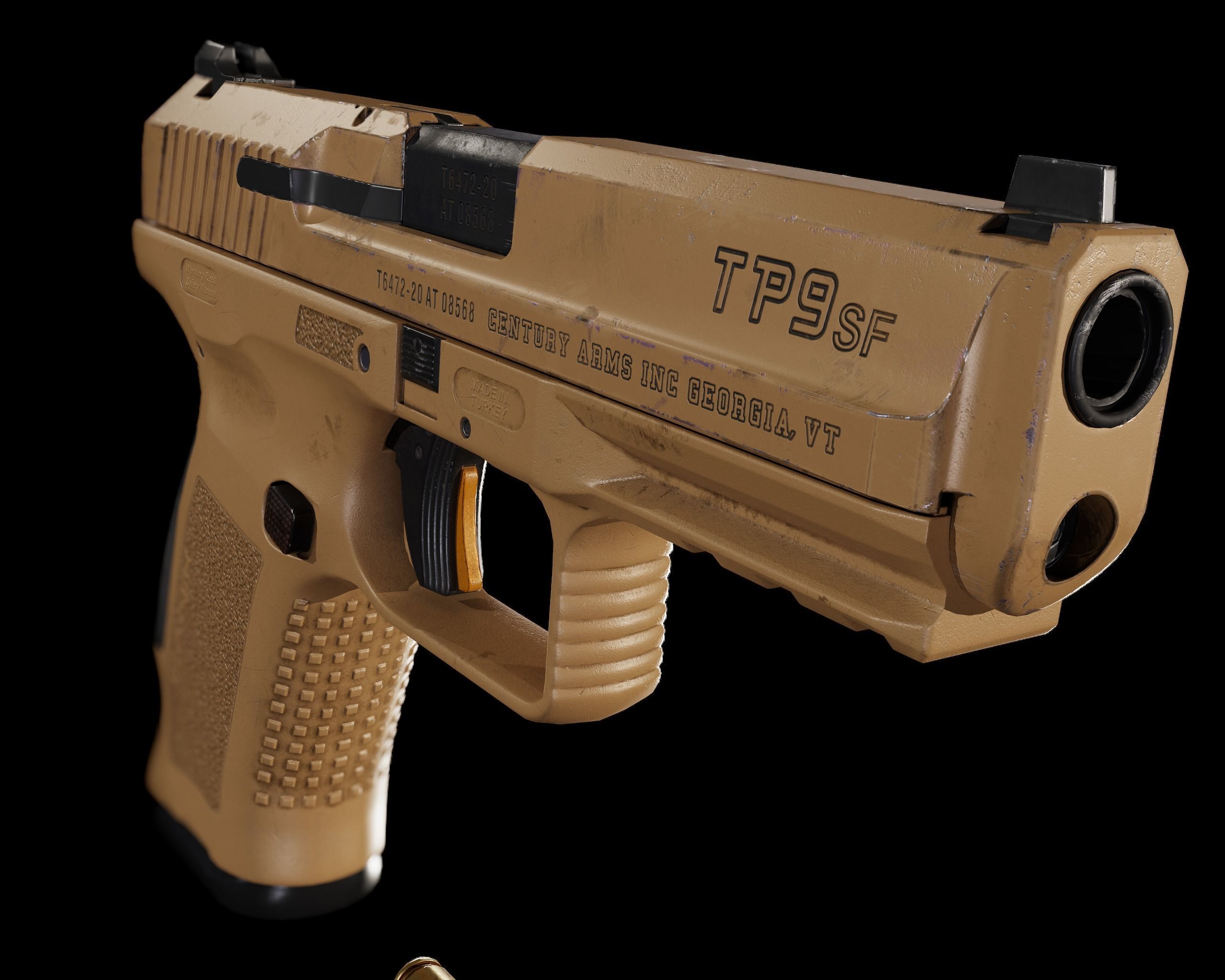 Canik TP9SF Low-poly 3D model_3