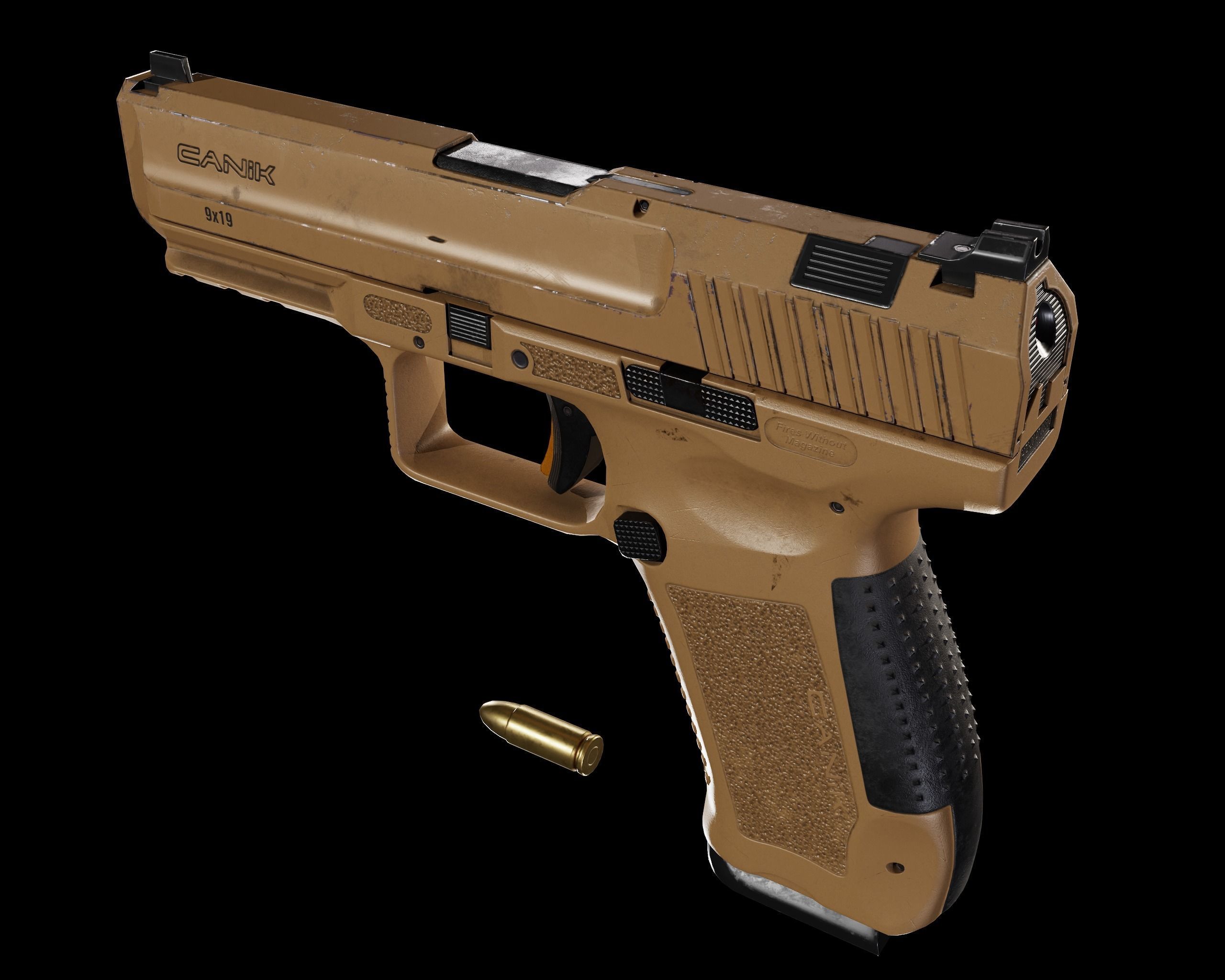 Canik TP9SF Low-poly 3D model_2