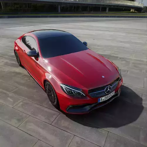 3D Mercedes C63S Ultra Low Poly - UE4 - UE5