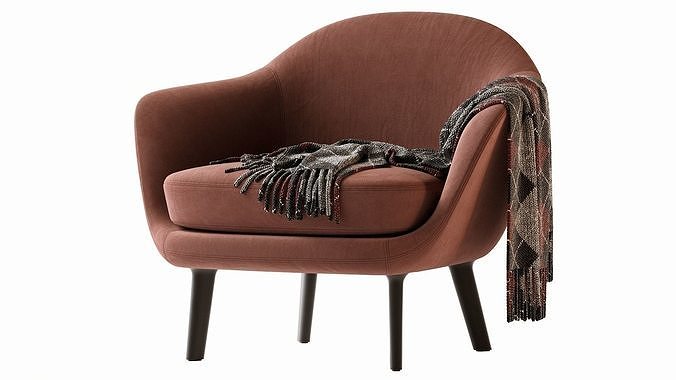Sum Armchair 3D model 2
