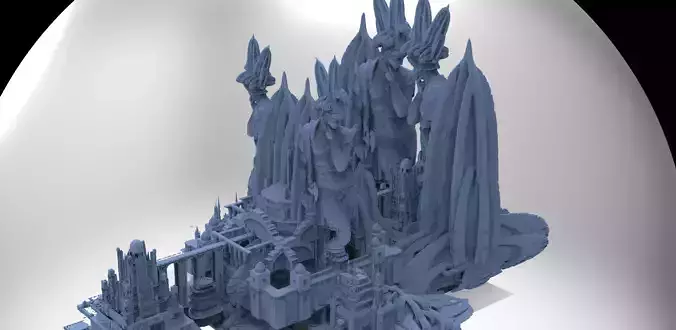 Coral City Atlantis series  3D model