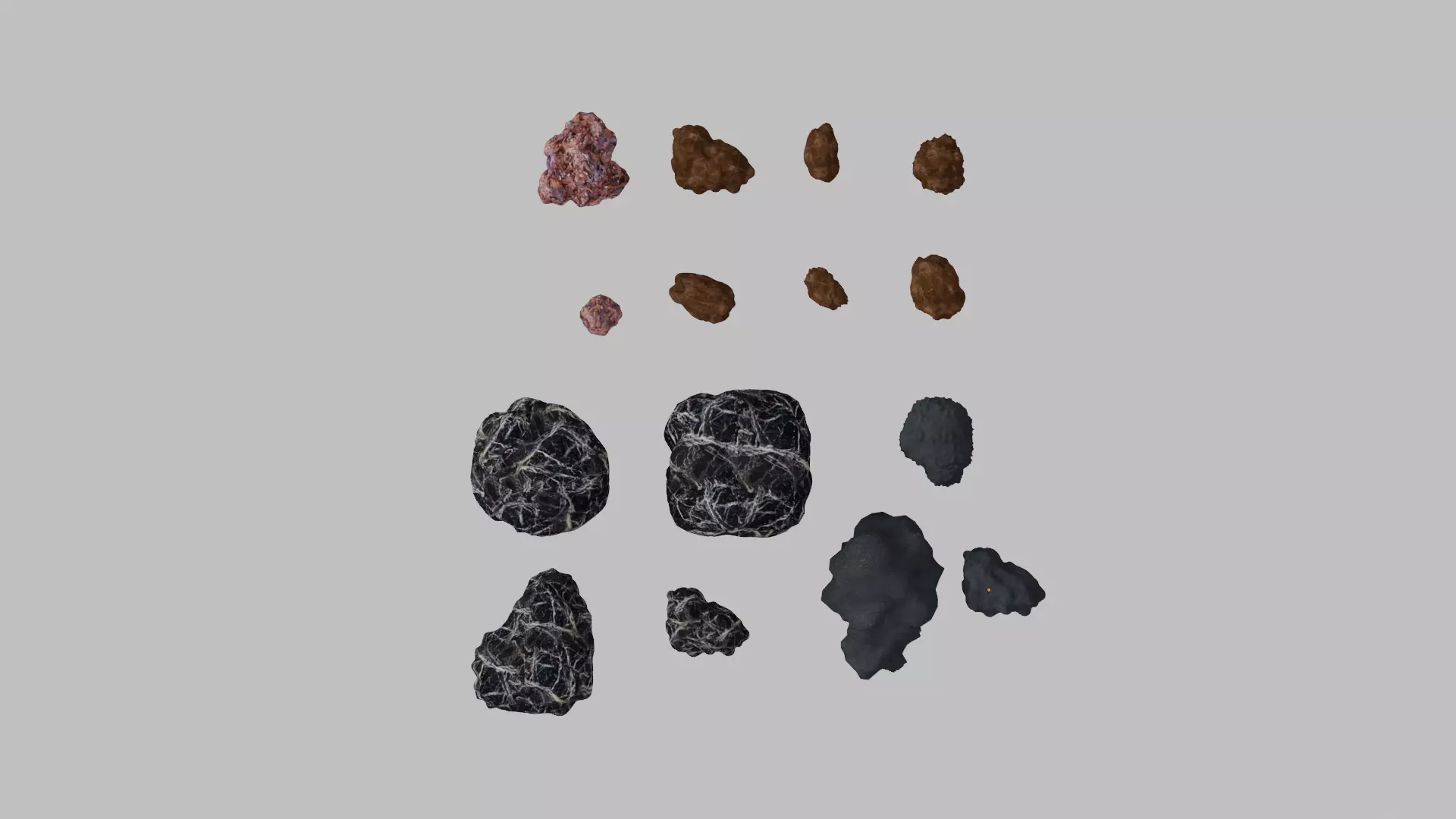 High detail Rock pack Free 3D model