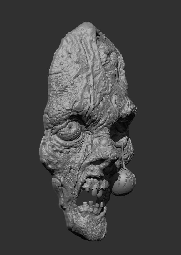 Zombie Wall Decor 3D print model_5