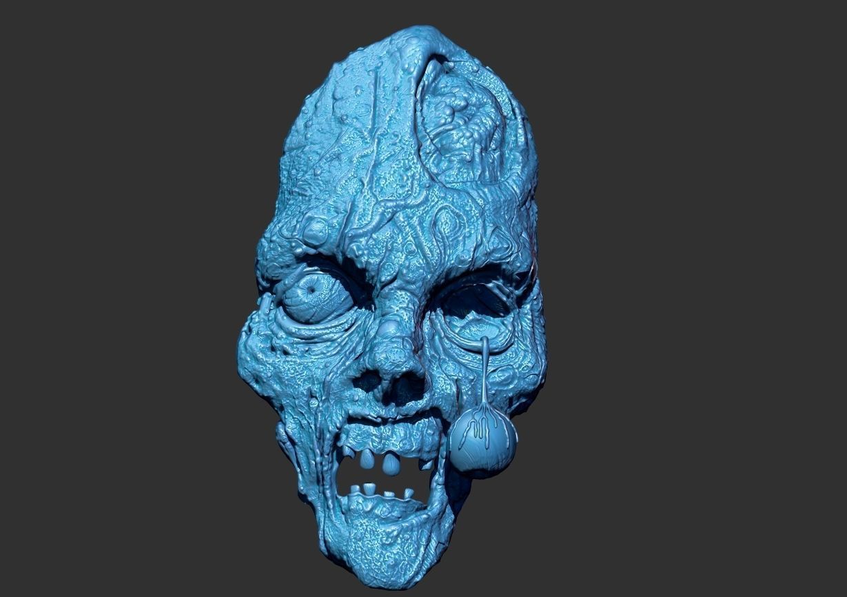 Zombie Wall Decor 3D print model_11