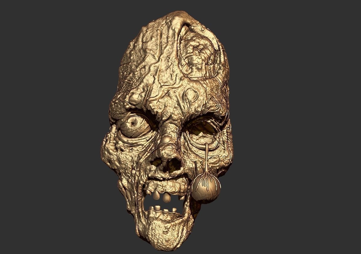 Zombie Wall Decor 3D print model_13