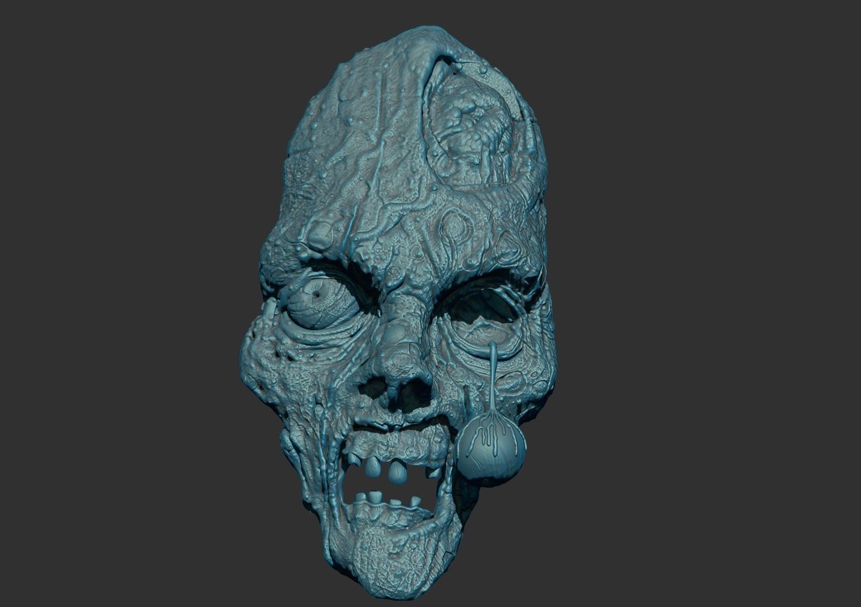 Zombie Wall Decor 3D print model_12